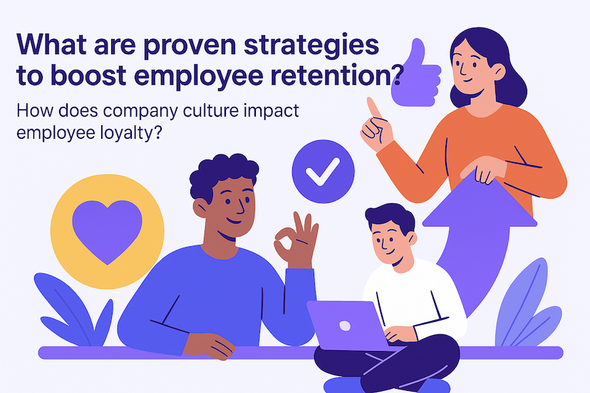 What are proven strategies to boost employee retention? 