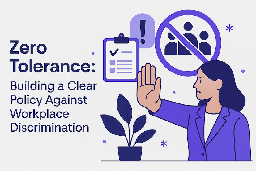 Zero tolerance: building a clear policy against workplace discrimination