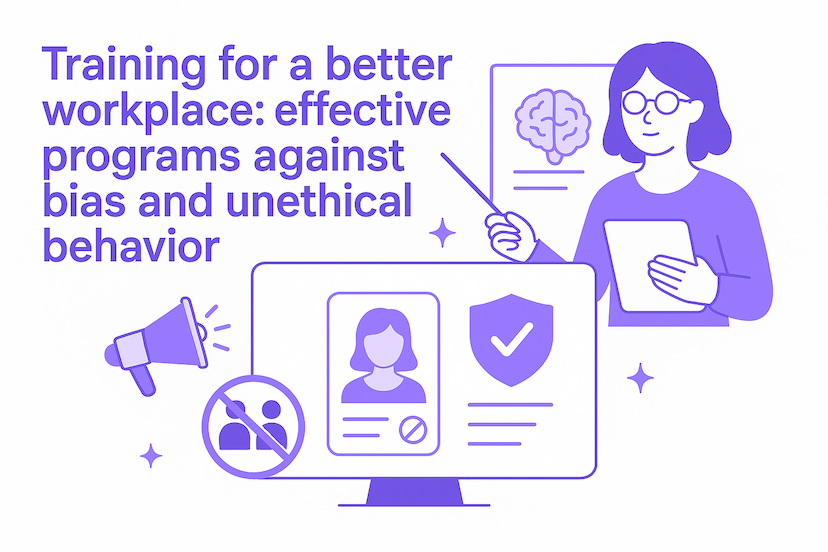 Training for a better workplace: effective programs against bias and unethical behavior