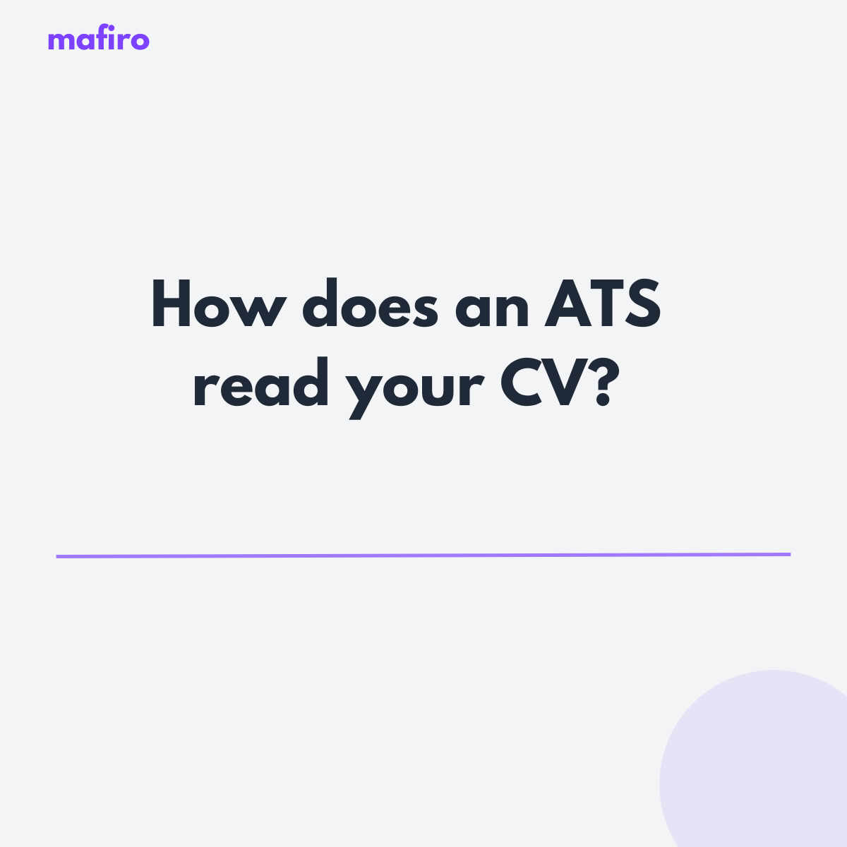 What is an ATS and how does it read your CV?